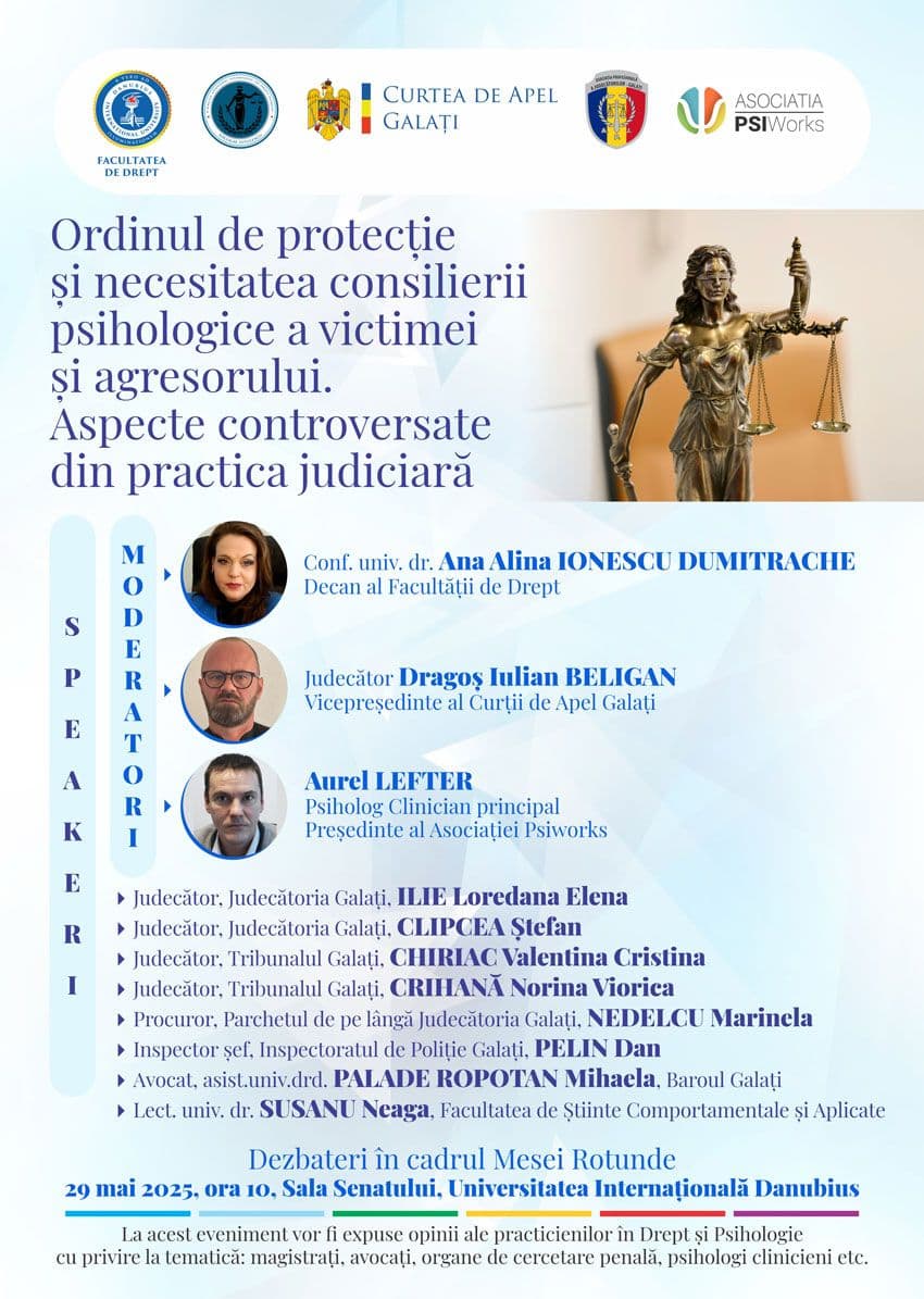 Ordinul de protecție și necesitatea consilierii psihologice a victimei și agresorului